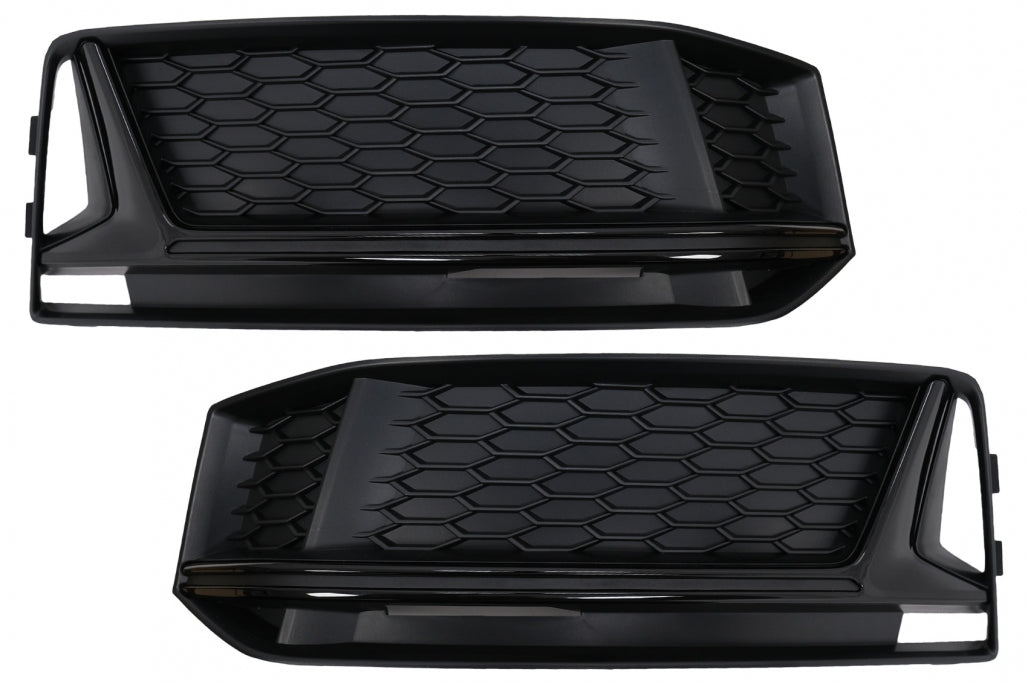 RS4 Design Black Edition Side Grilles for Audi A4 B9 Sedan / Avant S-Line (2016–2018)