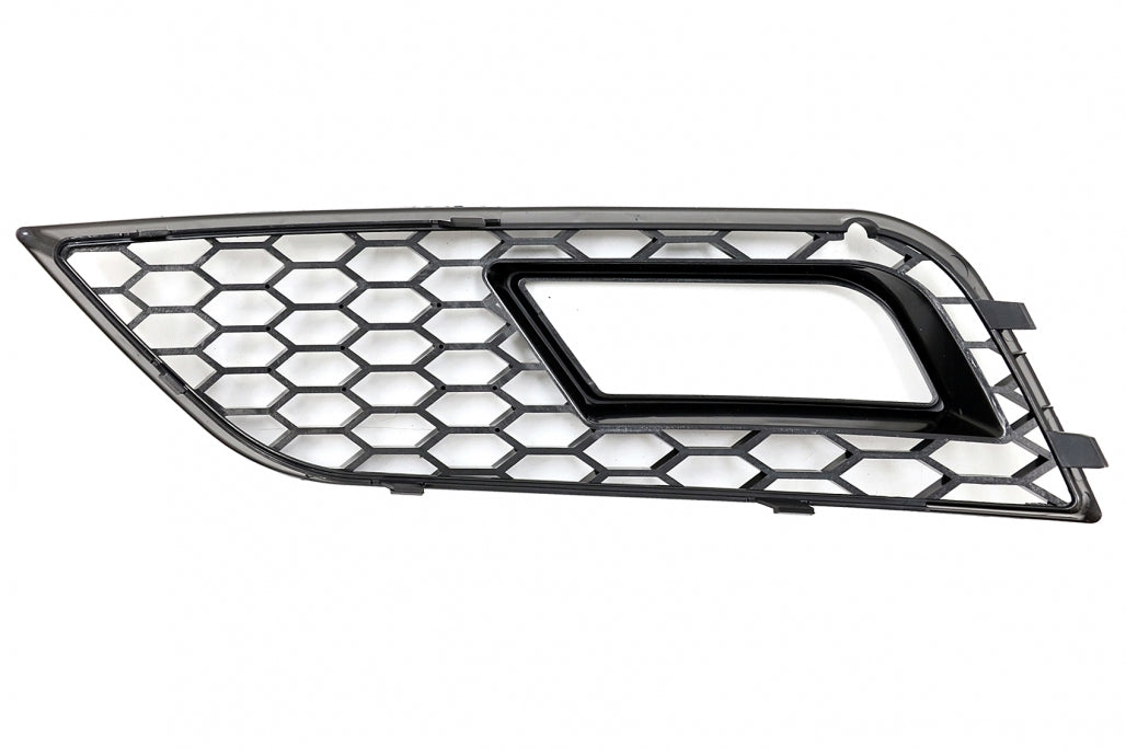 RS4 Design Fog Lamp Covers Piano Black for Audi A4 B8 Facelift (2012–2015)