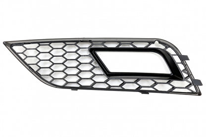 RS4 Design Fog Lamp Covers Piano Black for Audi A4 B8 Facelift (2012–2015)