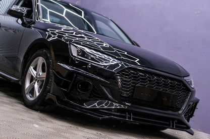 RS4 Design Front Bumper for Audi A4 B9 Facelift Sedan  Avant (2020–Up)