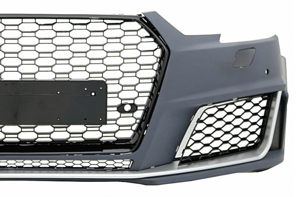 RS4 Design Front Bumper with Grille for Audi A4 B9 8W Quattro (2016–2018)