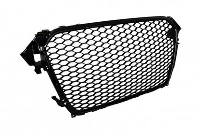 RS4 Design Front Grille & Rear Bumper Diffuser with Exhaust Tips for Audi A4 B8 Facelift (2012–2015)