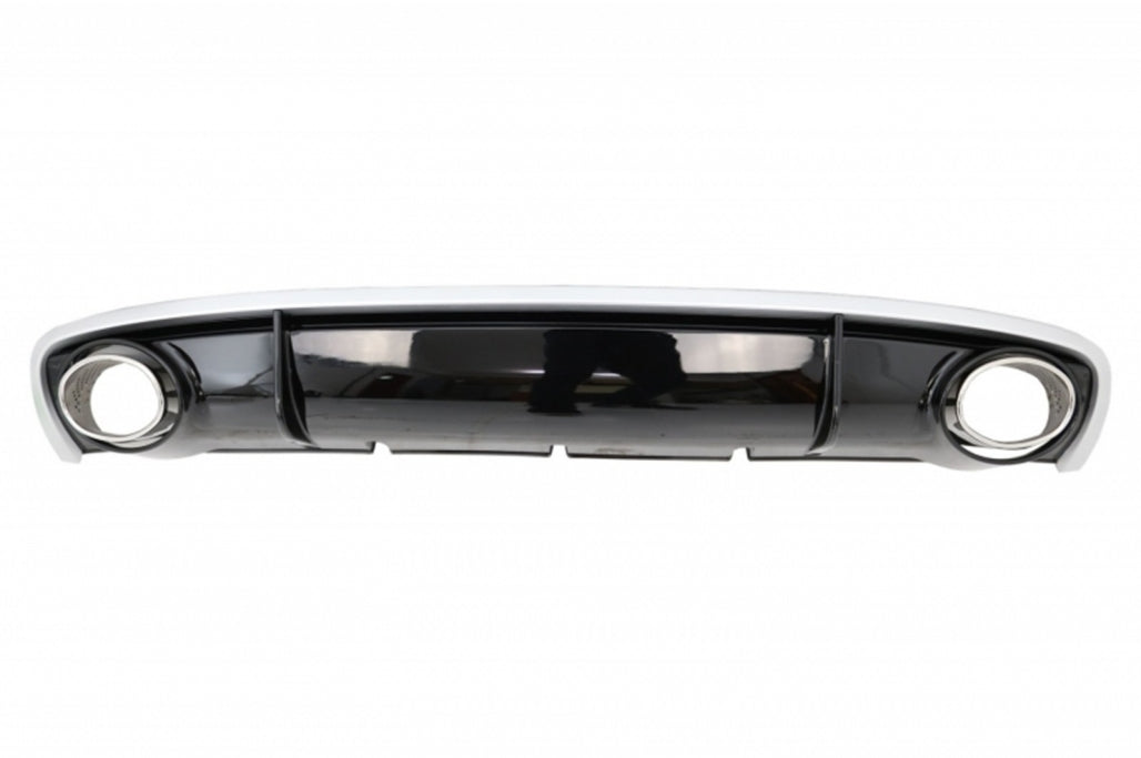 RS4 Design Front Grille & Rear Bumper Diffuser with Exhaust Tips for Audi A4 B8 Facelift (2012–2015)