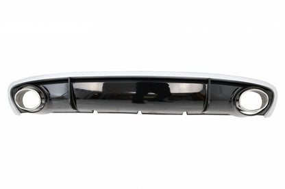 RS4 Design Front Grille & Rear Bumper Diffuser with Exhaust Tips for Audi A4 B8 Facelift (2012–2015)