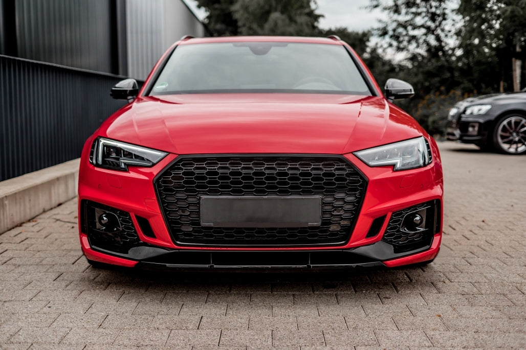 RS4 Design SRA Headlight Washer Covers for Audi A4 B9 8W Limousine / Avant (2016–2018)