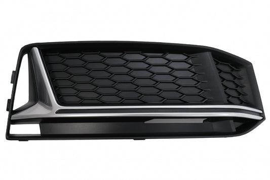 RS4 Design Silver Edition Side Grilles for Audi A4 B9 Sedan / Avant S-Line (2016–2018)