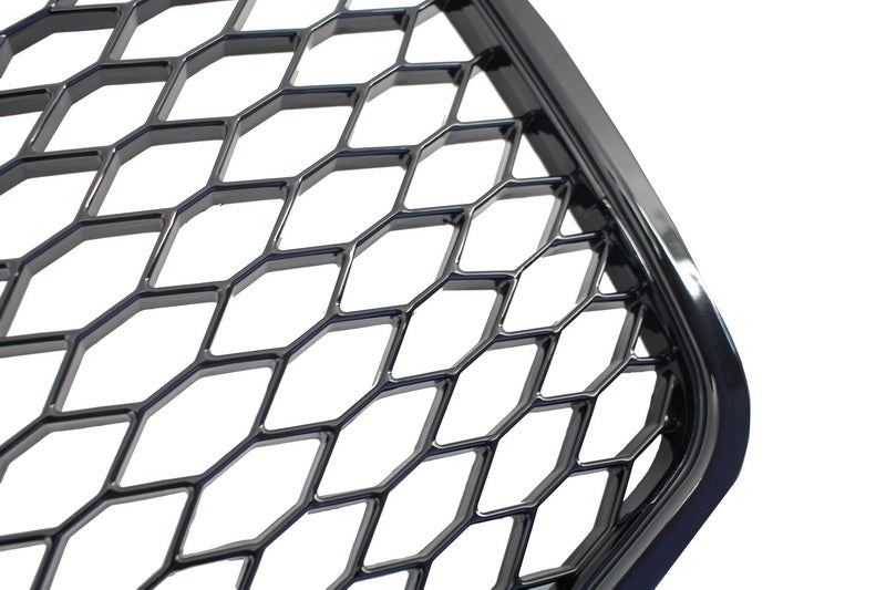RS4 Style Badgeless Front Grille Piano Black for Audi A4 B7 (2004–2008)