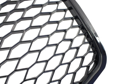 RS4 Style Badgeless Front Grille Piano Black for Audi A4 B7 (2004–2008)