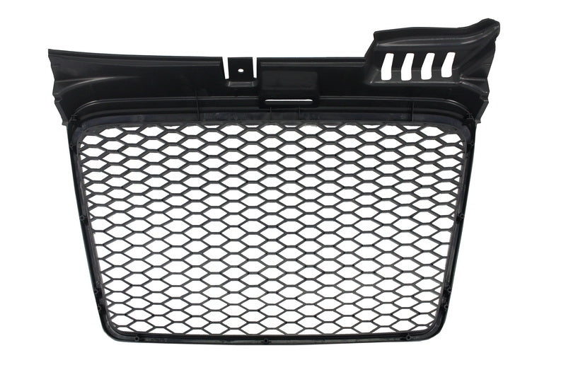 RS4 Style Badgeless Front Grille Piano Black for Audi A4 B7 (2004–2008)