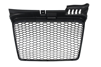 RS4 Style Badgeless Front Grille Piano Black for Audi A4 B7 (2004–2008)