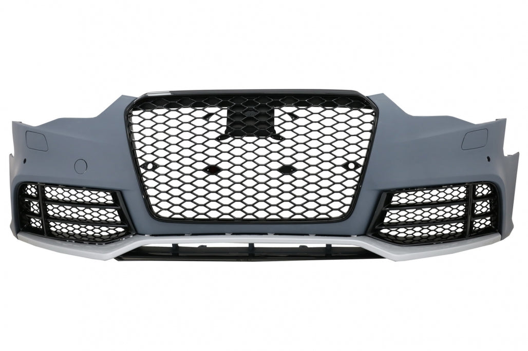 RS5 Design Front Bumper with Honeycomb Grilles for Audi A5 8T Facelift (2012–2016)