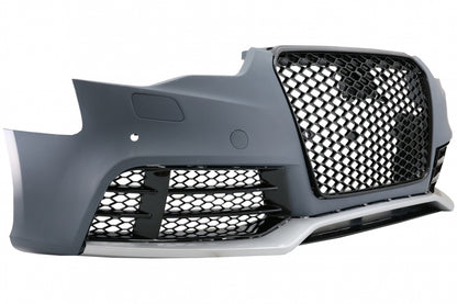 RS5 Design Front Bumper with Honeycomb Grilles for Audi A5 8T Facelift (2012–2016)