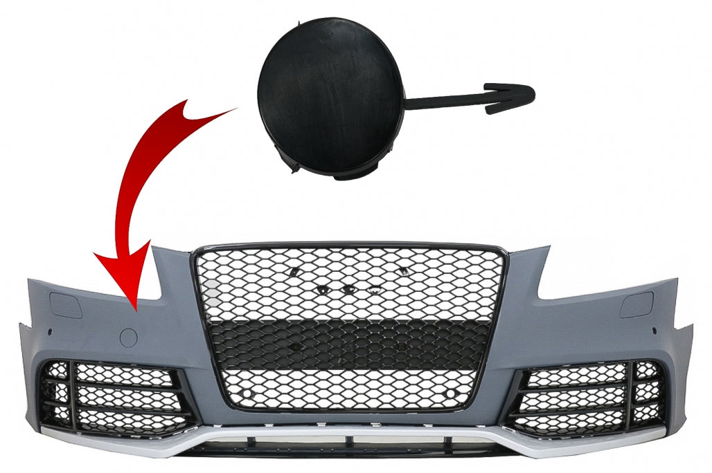 RS5 Design Front Tow Hook Cover for Audi A5 8T (2008–2016)
