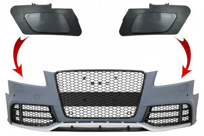 RS5 Design SRA Front Bumper Covers for Audi A5 8T (2008–2016)