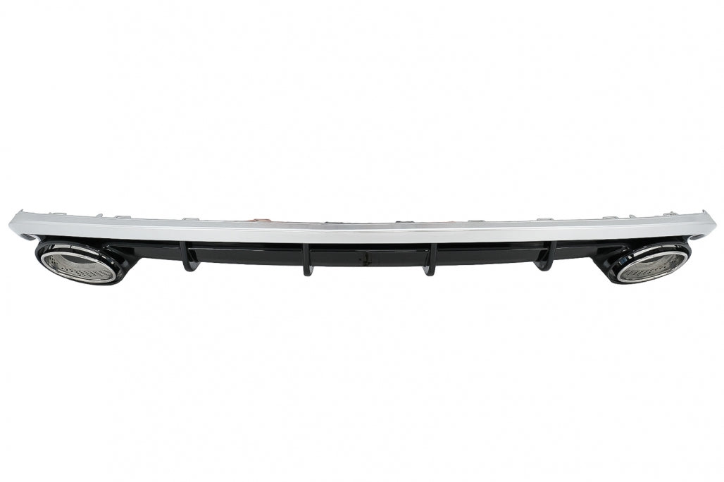 RS6 Design Front Bumper & Rear Diffuser Kit with Exhaust Tips for Audi A6 4G Facelift Sedan  Avant (2015–2018)