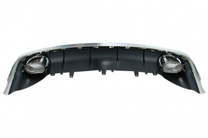 RS6 Design Front Bumper & Rear Diffuser Kit with Exhaust Tips for Audi A6 4G Facelift Sedan  Avant (2015–2018)