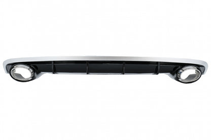 RS6 Design Front Bumper & Rear Diffuser Kit with Exhaust Tips for Audi A6 4G Facelift Sedan  Avant (2015–2018)