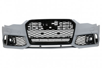 RS6 Design Front Bumper with Grille for Audi A6 C7 4G Facelift Sedan  Avant (2015–2018)