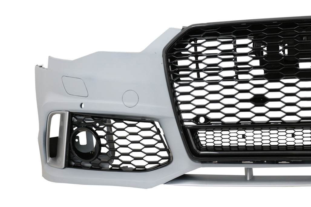 RS6 Design Front Bumper with Grille for Audi A6 C7 4G Facelift Sedan  Avant (2015–2018)