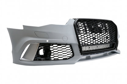 RS6 Design Front Bumper with Grille for Audi A6 C7 4G Facelift Sedan  Avant (2015–2018)
