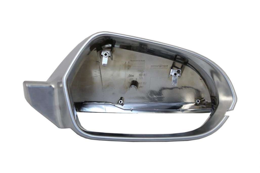 RS6 Design Mirror Covers Extinction Aluminium for Audi A6 C7 4G (2011–2018)
