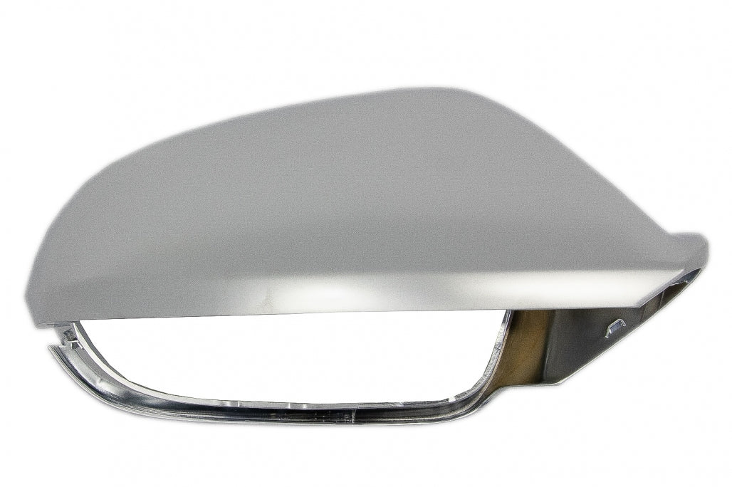 RS6 Design Mirror Covers Extinction Aluminium with Side Assist for Audi A6 C7 4G (2011–2018)