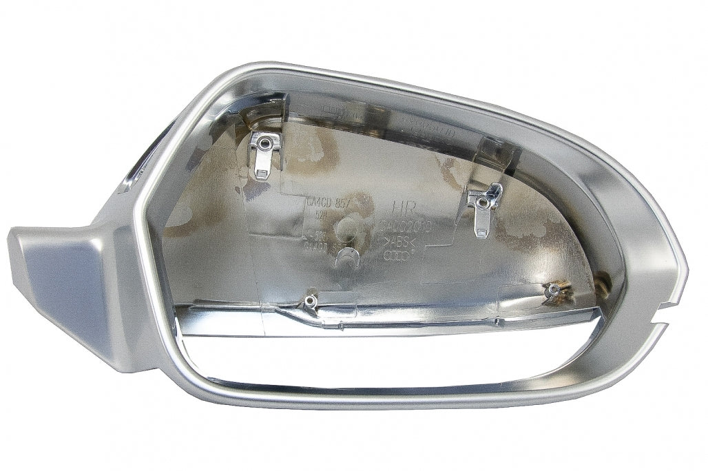 RS6 Design Mirror Covers Extinction Aluminium with Side Assist for Audi A6 C7 4G (2011–2018)