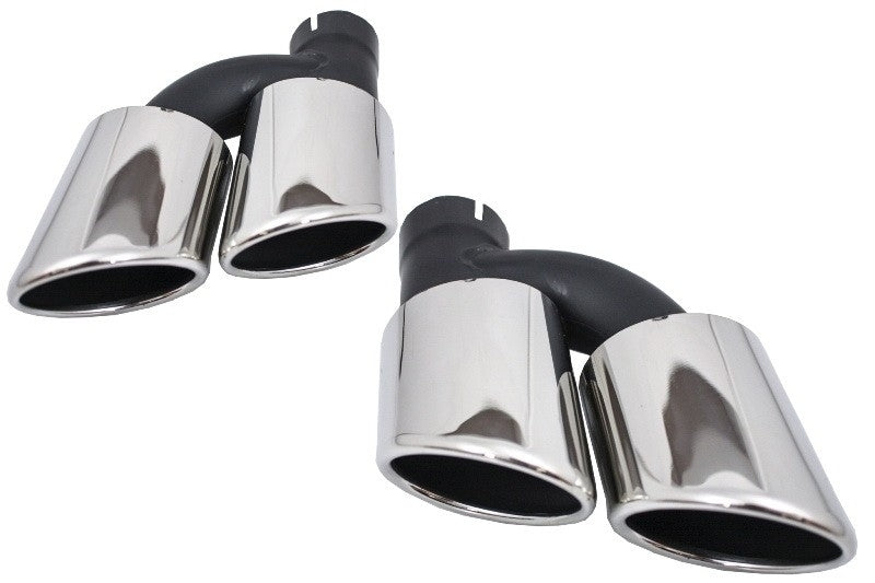 RS6 Design Rear Diffuser, Exhaust Tips & Grille for Audi A6 4G Facelift Limousine / Avant (2015–2018)