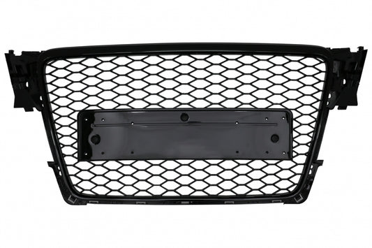 RS Design Badgeless Front Grille Piano Black for Audi A4 B8 Sedan / Avant (2007–2012)