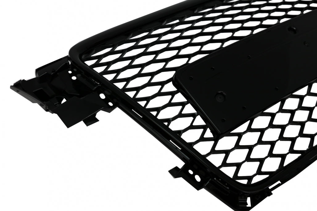 RS Design Badgeless Front Grille Piano Black for Audi A4 B8 Sedan / Avant (2007–2012)