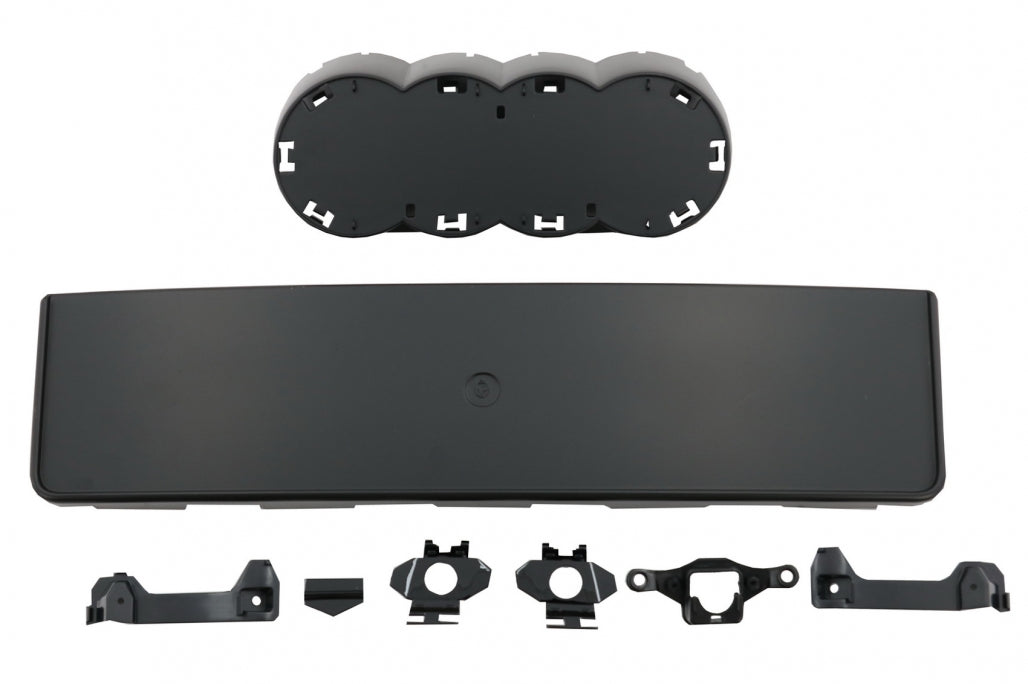 RS Design Badgeless Front Grille Piano Black for Audi A4 B9 8W Sedan / Avant (2016–2018)