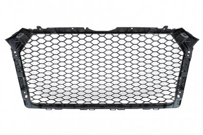 RS Design Glossy Black Front Grille for Audi A4 B9 8W Sedan / Avant (2016–2018)