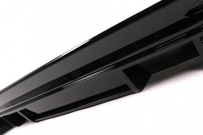 RS Design Rear Bumper Valance Diffuser with Exhaust Tips for Audi A4 B9 8W Facelift S-Line Sedan / Avant (2020–)