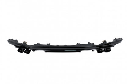 RS Design Rear Bumper Valance Diffuser with Exhaust Tips for Audi A4 B9 8W Facelift S-Line Sedan / Avant (2020–)