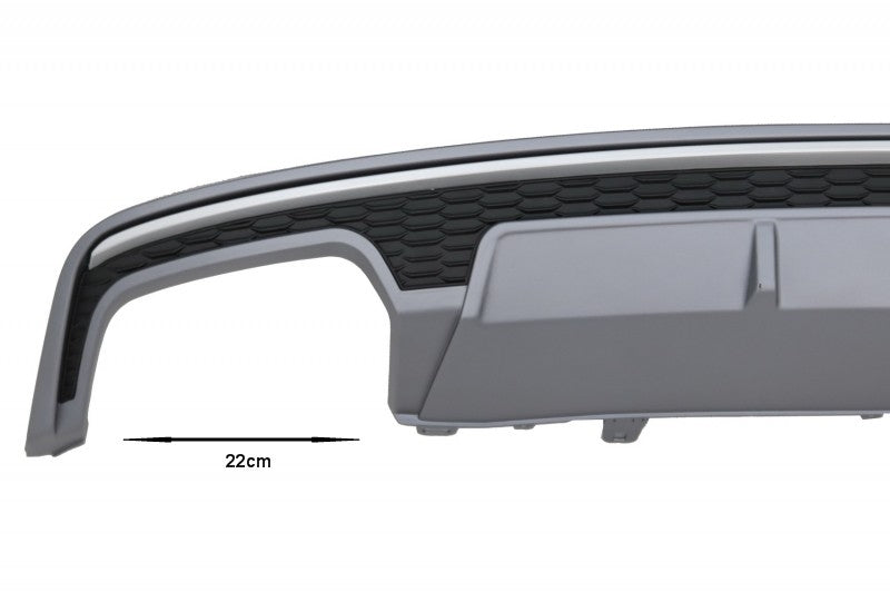 Rear Bumper Air Diffuser S7 Design for Audi A7 4G Facelift (2015–2018)