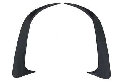 Rear Bumper Canards CLA45 Design Piano Black for Mercedes CLA W117 C117 X117 (2013–2018)