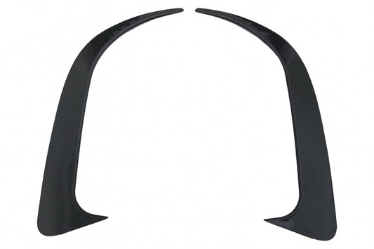 Rear Bumper Canards CLA45 Design Piano Black for Mercedes CLA W117 C117 X117 (2013–2018)