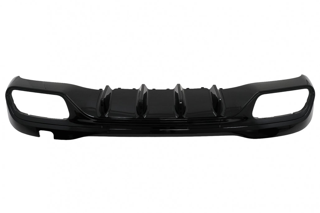 Rear Bumper Diffuser C63 Design with Chrome Exhaust Tips for Mercedes C-Class W206 S206 AMG Sport Line (2021–Up)