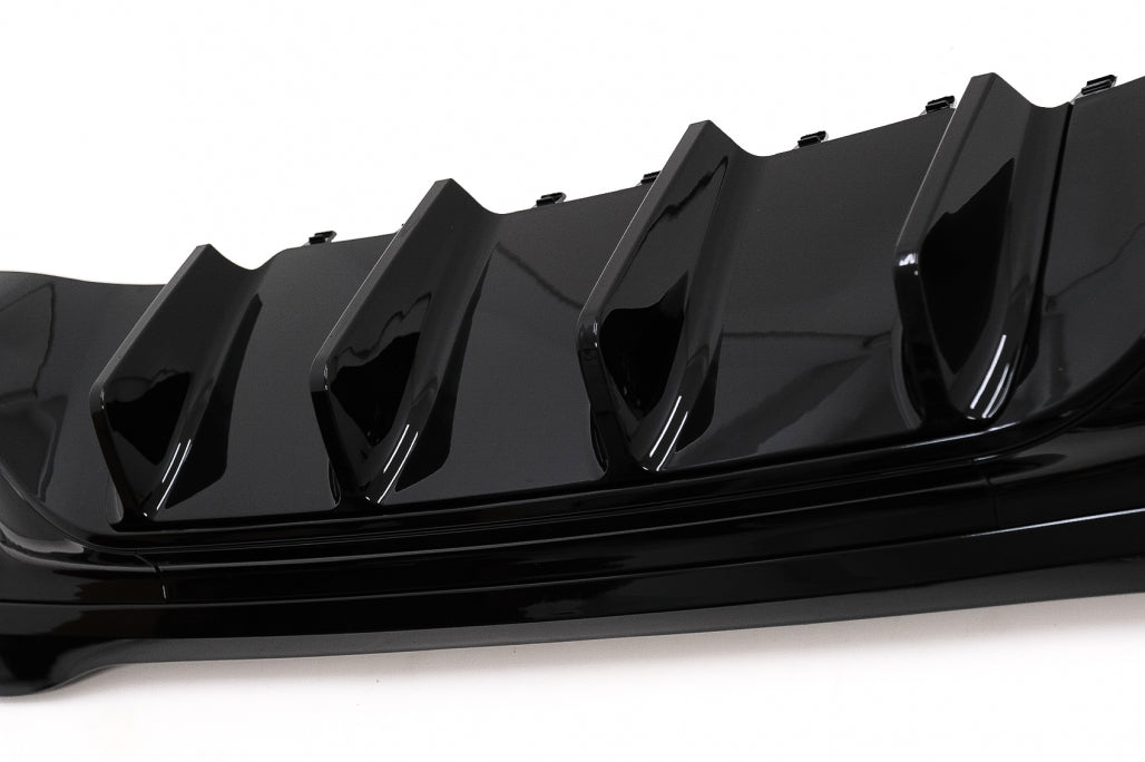 Rear Bumper Diffuser C63 Design with Chrome Exhaust Tips for Mercedes C-Class W206 S206 AMG Sport Line (2021–Up)