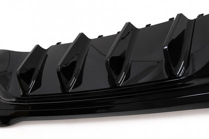 Rear Bumper Diffuser C63 Design with Chrome Exhaust Tips for Mercedes C-Class W206 S206 AMG Sport Line (2021–Up)