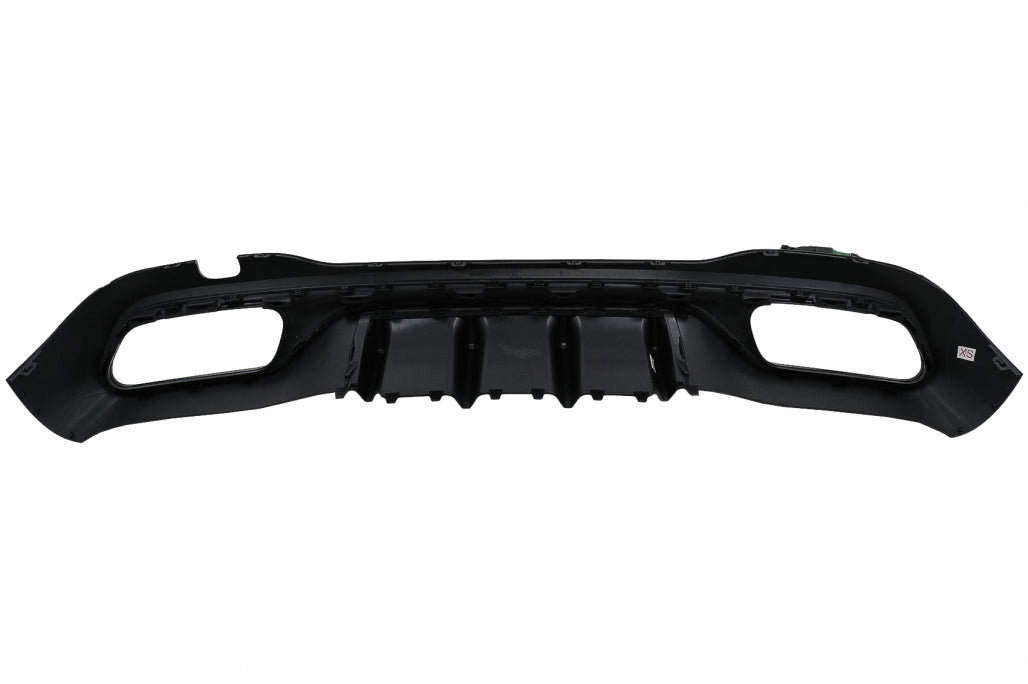 Rear Bumper Diffuser C63 Design with Chrome Exhaust Tips for Mercedes C-Class W206 S206 AMG Sport Line (2021–Up)