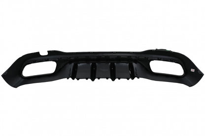 Rear Bumper Diffuser C63 Design with Chrome Exhaust Tips for Mercedes C-Class W206 S206 AMG Sport Line (2021–Up)