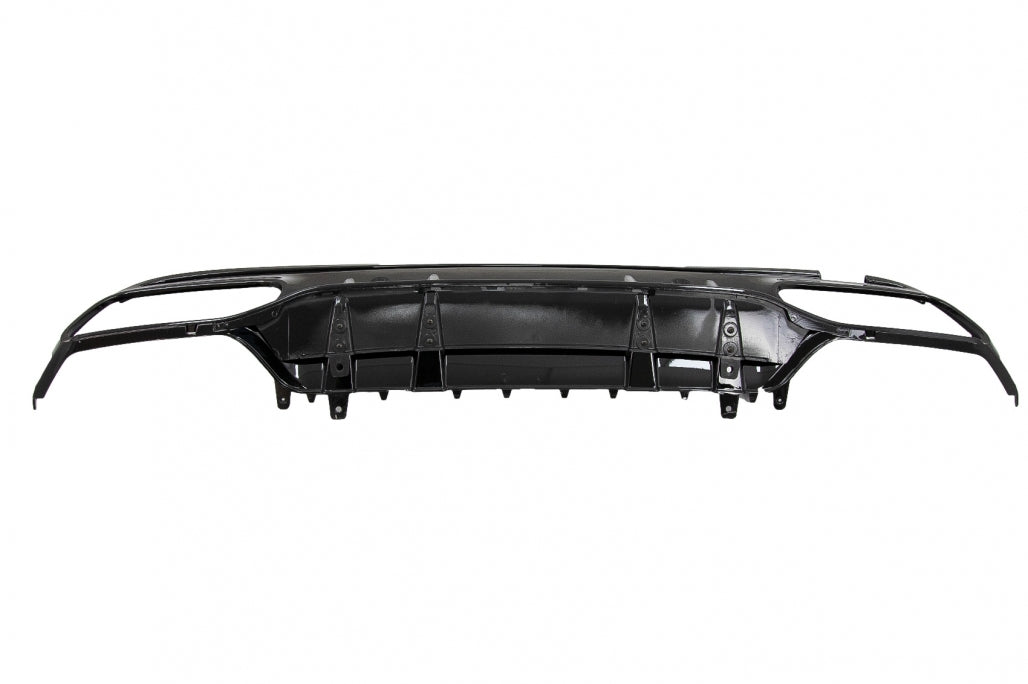 Rear Bumper Diffuser C63S Design with Black Exhaust Tips for Mercedes C-Class W205 S205 AMG Line (2014–2020)