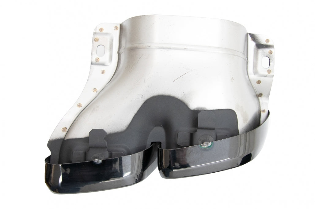 Rear Bumper Diffuser C63S Design with Black Exhaust Tips for Mercedes C-Class W205 S205 AMG Line (2014–2020)