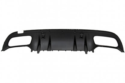 Rear Bumper Diffuser C63S Design with Black Exhaust Tips for Mercedes C-Class W205 S205 AMG Line (2014–2020)