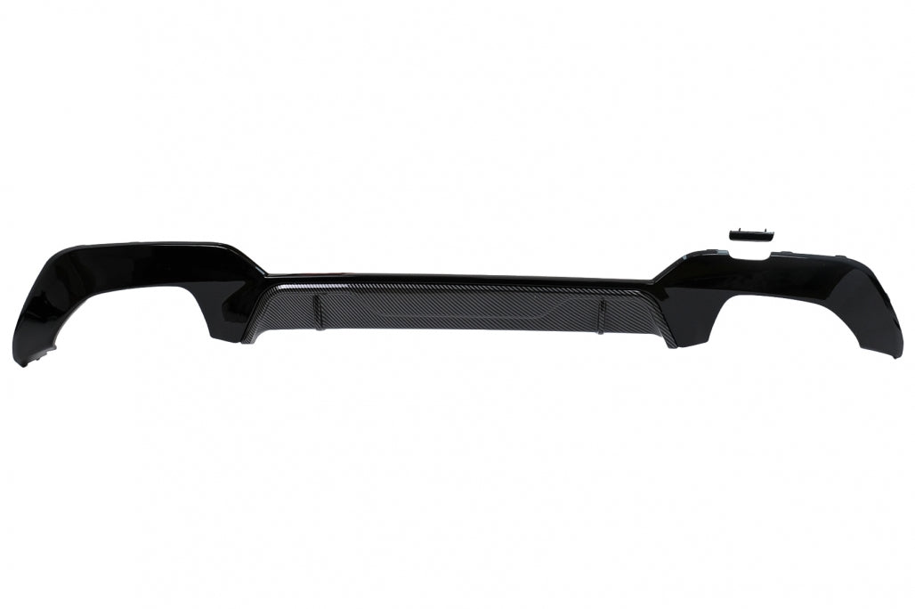 Rear Bumper Diffuser Carbon Look Insertion for BMW 3 Series G20 G21 G28 (2018–2022)