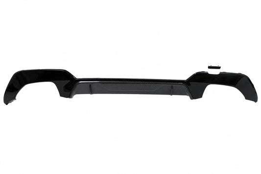 Rear Bumper Diffuser Carbon Look Insertion for BMW 3 Series G20 G21 G28 (2018–2022)
