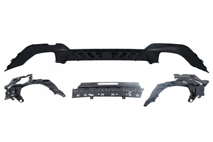 Rear Bumper Diffuser Carbon Look Insertion for BMW 3 Series G20 G21 G28 (2018–2022)
