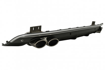 Rear Bumper Diffuser Double Outlet for Audi Q5 8R Facelift (2013–2016) S-Line