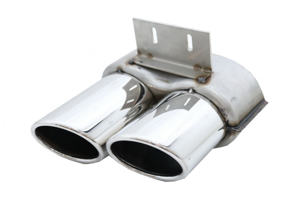 Rear Bumper Diffuser Double Outlet for Audi Q5 8R Facelift (2013–2016) SE